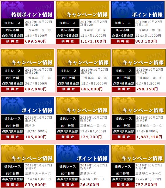 馬貴族_的中実績01
